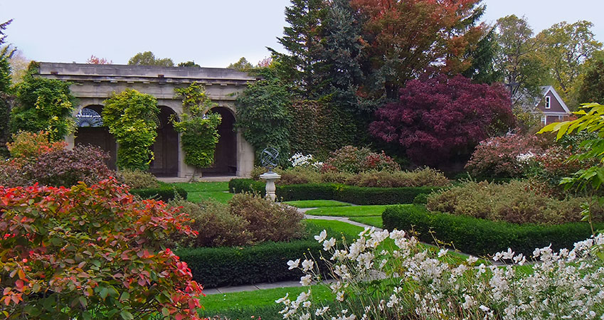 Garden at George Eastman Museum
